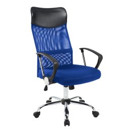   Ergonomikus irodai szék magasított háttámlával kék HOP1000998-3