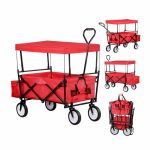 Összecsukható kocsi tetővel kék HOP1001001-1