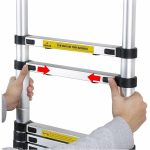 Teleszkópos alumínium létra 3,5 m HOP1001031