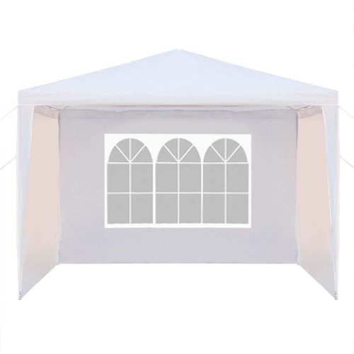 Pavilon tető ponyva oldalfallal 2,9x2,9m fehér HOP1001074