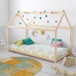 Házikó formájú gyerekágy 70x140cm HOP1001085
