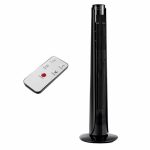 Oszlop ventilátor távirányítóval fekete HOP1001098-1