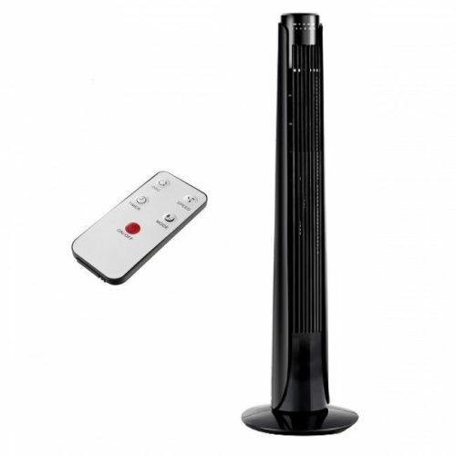 Oszlop ventilátor távirányítóval fekete HOP1001098-1