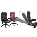 Irodai forgószék masszázs funkcióval fekete HOP1001119-2