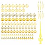 112 részes karácsonyfadísz arany HOP1001123-2