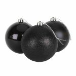 112 részes karácsonyfadísz fekete HOP1001123-7