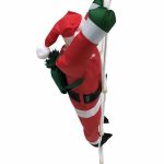 Létrán mászó Mikulás 120cm HOP1001124