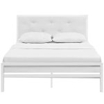 Fém ágykeret ajándék ágyráccsal 160x200cm fehér Hanna HOP1001138-2