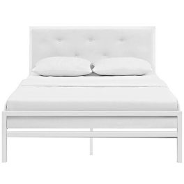   Fém ágykeret ajándék ágyráccsal 160x200cm fehér Hanna HOP1001138-2