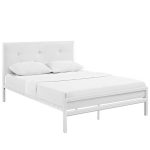 Fém ágykeret ajándék ágyráccsal 160x200cm fehér Hanna HOP1001138-2