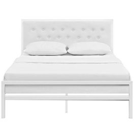   Fém ágykeret ajándék ágyráccsal 180x200cm fehér Hanna HOP1001139-2