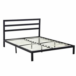   Fém ágykeret ajándék ágyráccsal 160x200cm fekete Bella HOP1001142-1