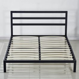   Fém ágykeret ajándék ágyráccsal 180x200cm fekete Bella HOP1001143-1