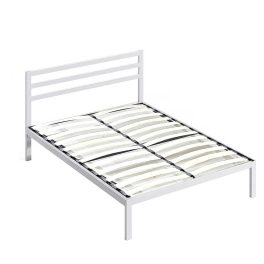   Fém ágykeret ajándék ágyráccsal 180x200cm fehér Bella HOP1001143-2
