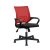 Karfás irodai forgószék fekete-piros HOP1001171-5