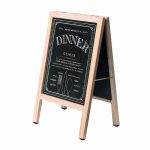 Kétoldalas megállító tábla 40x60cm HOP1001182