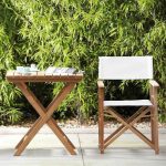 Rendezői szék 2db fehér HOP1001211-1