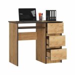 Íróasztal tölgy 90x77x50cm HOP1001283