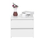 2-fiókos hálószoba komód fehér HOP1001286