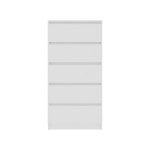 5-fiókos komód fehér HOP1001289