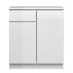 1-fiókos 2-szekrényes komód fehér 80x99x40cm HOP1001298