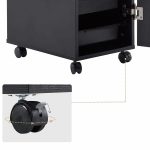 Beauty zárható eszközkocsi fekete HOP1001321-1