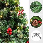100LED-es műfenyő 120cm-es melegfehér HOP1001379
