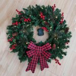 Karácsonyi ajtódísz 60cm 50LED HOP1001383