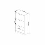 Cipős szekrény 3-részes HOP1001399