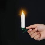 Vezeték nélküli gyertya szett távirányítóval 30db-os melegfehér HOP1001436-2