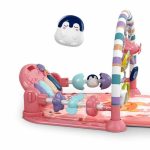 Zongorás játszószőnyeg rózsaszín HOP1001442-2