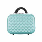 Utazóbőrönd szett kozmetikai táskával mentazöld HOP1001471-3