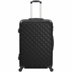 Utazóbőrönd szett kozmetikai táskával fekete HOP1001471-4