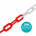 Közlekedési oszlop lánccal 4db HOP1001478