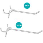 Fém fali szerszámtartó panel kampókkal és tárolókkal HOP1001503