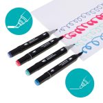 168db-os kétvégű marker készlet ajándék kézitáskában HOP1001505