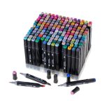 168db-os kétvégű marker készlet ajándék kézitáskában HOP1001505