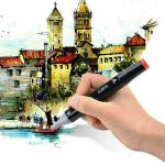 168db-os kétvégű marker készlet ajándék kézitáskában HOP1001505