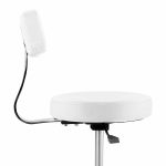 Háttámlás kozmetikai szék fehér HOP1001519-2