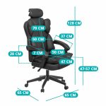 Lux főnöki forgószék fekete HOP1001520-1