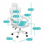 Lux főnöki forgószék fehér HOP1001520-3