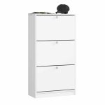 Cipős szekrény 3-részes fehér HOP1001526