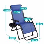 Párnázott zéró gravitáció szék kék HOP1001530-1