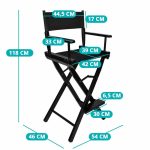 Összecsukható smink szék favázzal HOP1001535