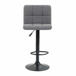 Szövet borítású bárszék 2db világosszürke HOP1001536-2