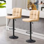 Szövet borítású bárszék 2db bézs HOP1001536-6