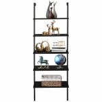 Falra rögzíthető 5-szintes tároló fekete HOP1001559