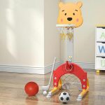 4az1-ben állítható magasságú gyerek játékszett narancs-sárga HOP1001566-1