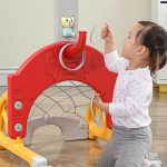 4az1-ben állítható magasságú gyerek játékszett narancs-sárga HOP1001566-1