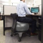 Fitnesz szék 55cm labdával pumpával HOP1001574